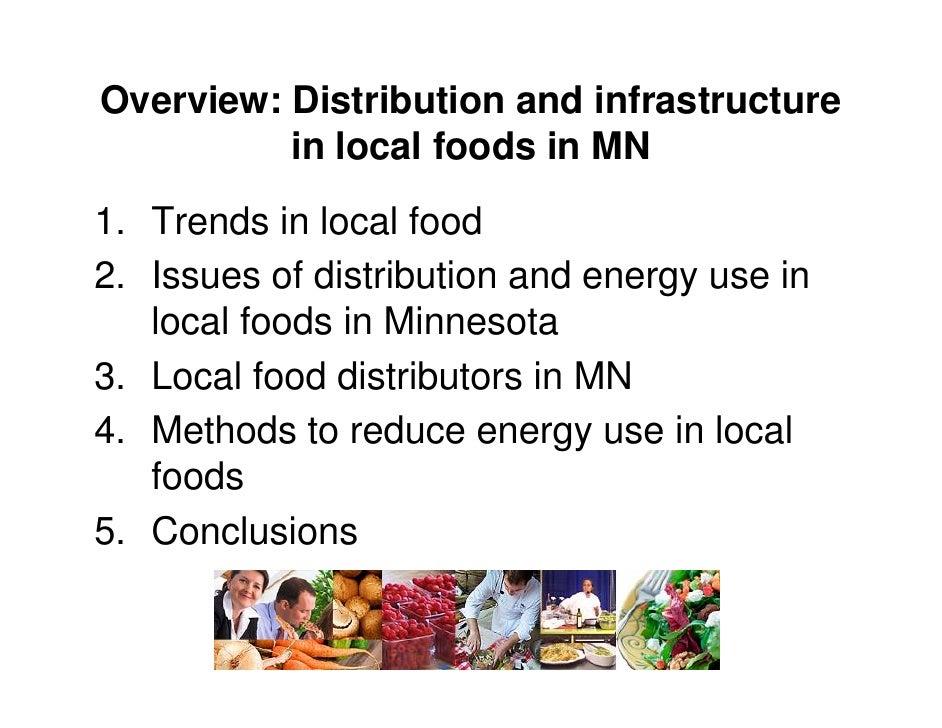 Local Foods Distribution & Infrastructure