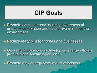 Utilities Collaborating on Conservation & Efficiency