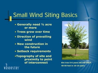 Planning a Small Wind Turbine Project