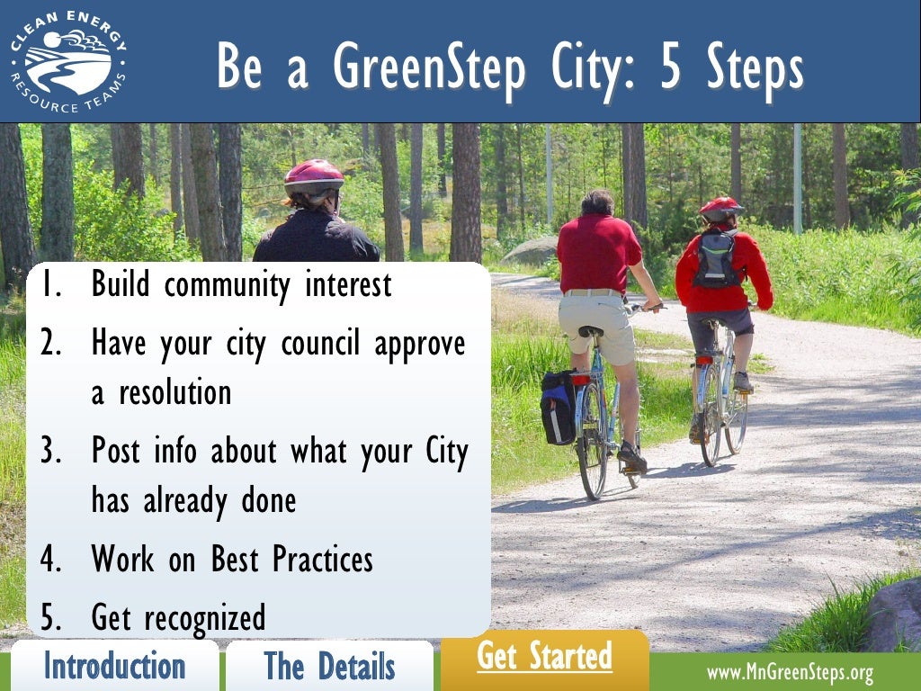 Introduction to Minnesota GreenStep Cities