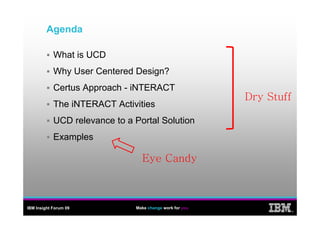 Certus - User Centred Design - Maximising the Use of Portal | PDF