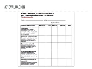 #7 EVALUACIÓN
 