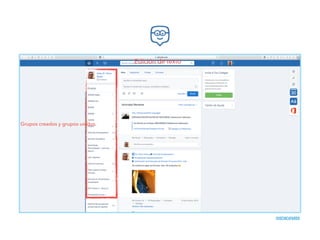 Edición de texto
Grupos creados y grupos unidos.
@DCHICAPARDO
 