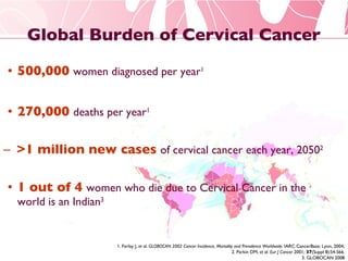 Cervical Cancer Vaccine - Do we need it in India | PPT