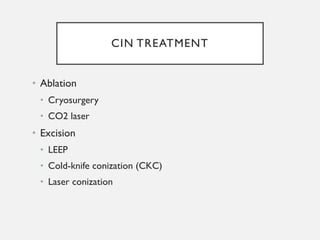 Ckc Conization Cervical Neoplasia and Carcinoma | PDF