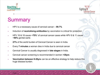 Burden Of Cervical Cancer And Role Of Screening In India – MYDAE