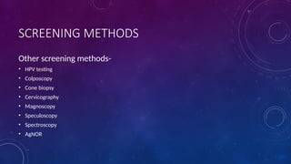 Comprehensive Guide to Cervical Cancer Prevention and Screening Methods ...
