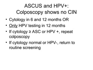 ROUTINE CERVICAL CANCER SCREENING GUIDELINES.ppt