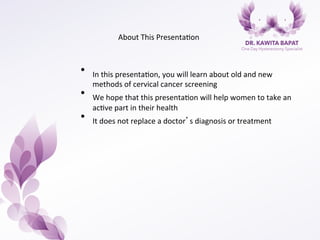 Cervical cancer screening and prevention | PDF