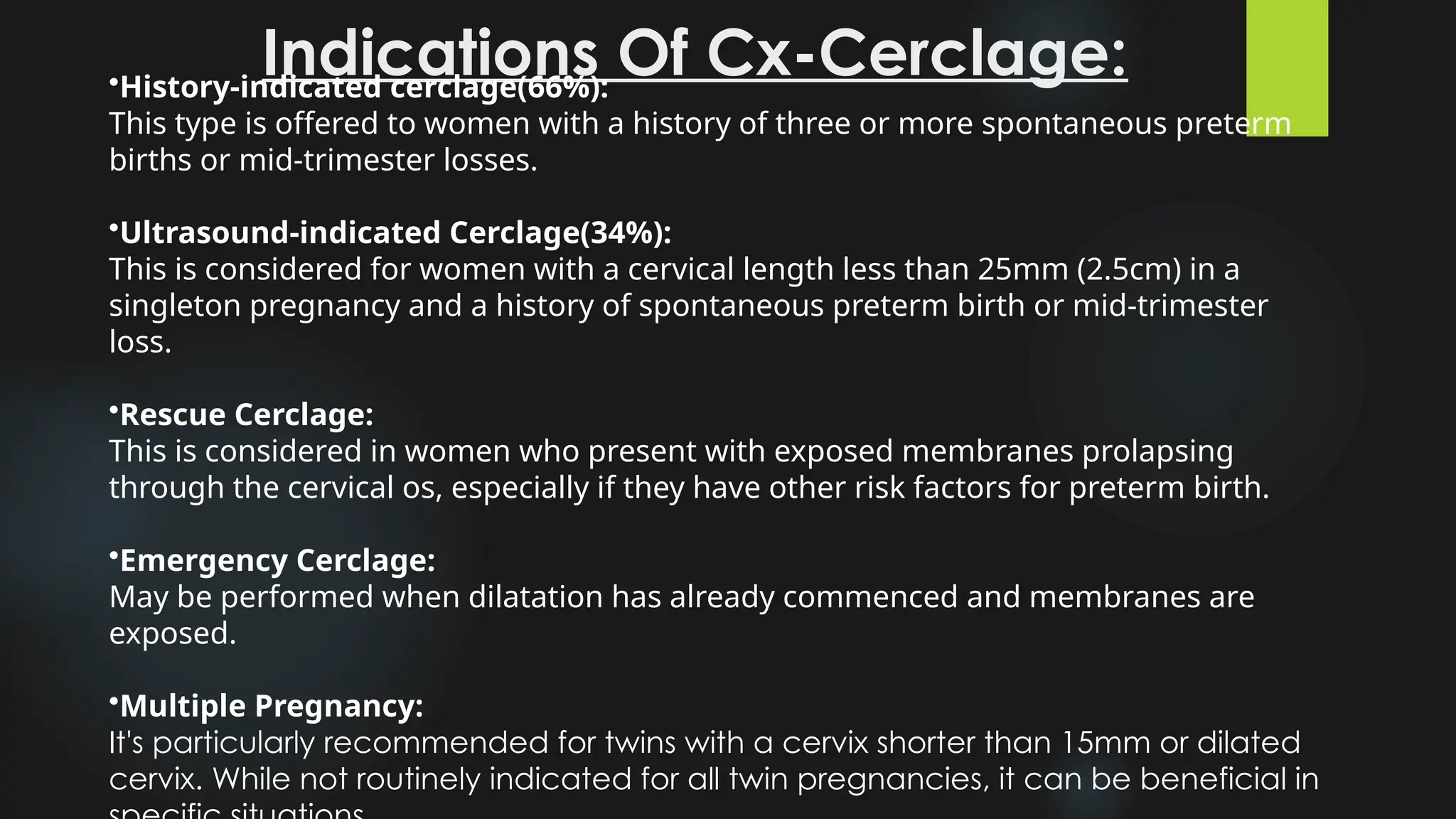 This is a presentation on CERVICAL CERCLAGE | PPTX