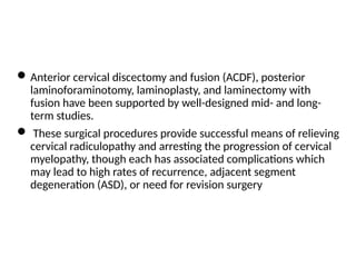 CERVICAL SPINE INTERVERTEBRAL DISC REPLACEMENT.pptx
