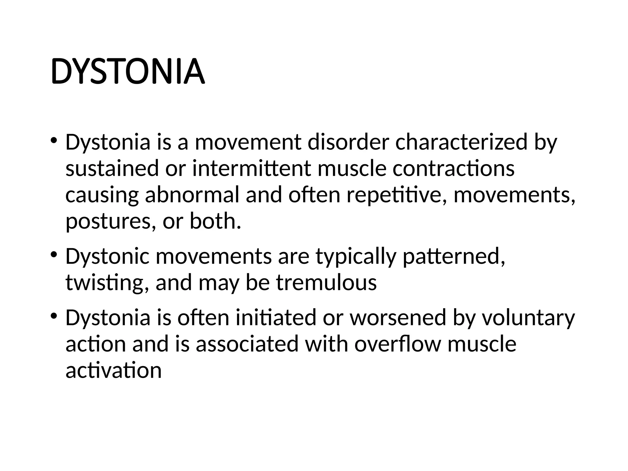 cervical Dystonia and types of dystonia.pptx