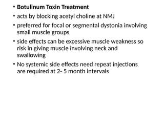 Daisonic Inj cervical Dystonia and types of dystonia.pptx