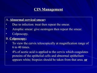 Cervical neoplasia power point presentation | PPT