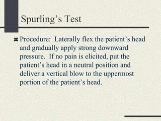 Cervical OMT TESTS.ppt