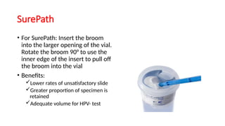 Surepath Val Cervical cancer screening: Emphasison LBC.pptx