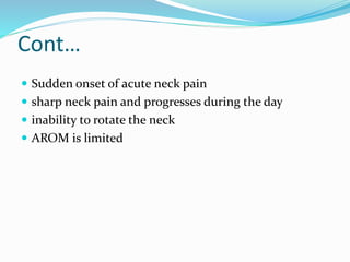 Cervical spine | PPTX