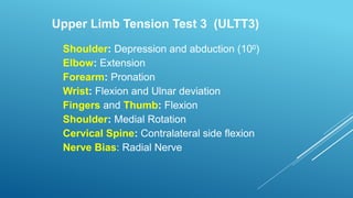 Ultt3 Cervical spine, provocative Tests dr hesham.pptx