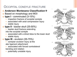 Cervical Spine Fracture Radiology Classification And Management PPTX