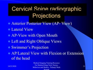 Cervical spine x ray and pathologies radiology training resource ...
