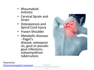 • Rheumatoid
                  Arthritis
                • Cervical Sprain and
                  Strain
                • ...