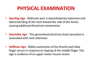 Lahrmets Sign cervicalspondylosis-160209103939 (1).pptx