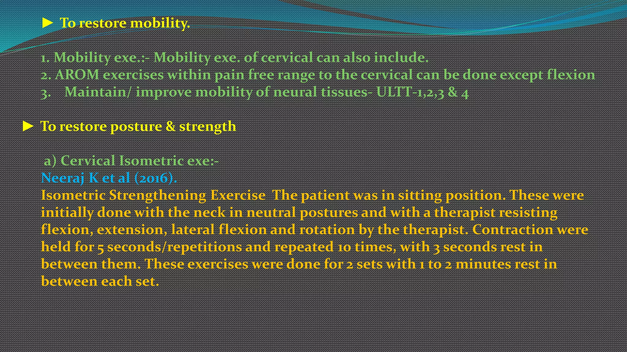 Cervical spondylosis | PPTX