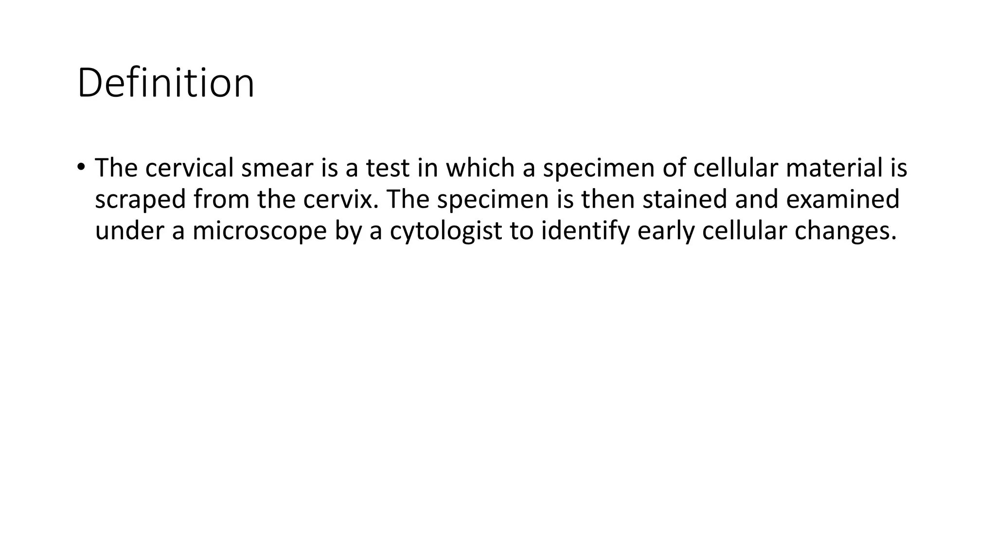 Smear Example Cervical uterine smear (pap smear).pptx