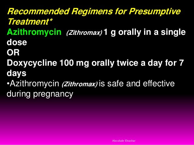 doxycycline treatment for bv