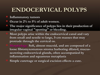 PATHOLOGY OF THE CERVIX | PPT
