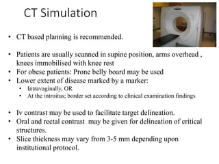 Cervix External Beam Radiotherapy techniques | PDF
