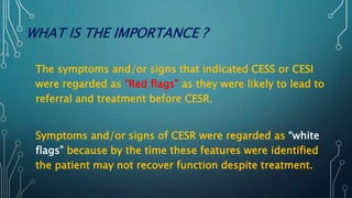 Cauda equina syndrome | PPTX