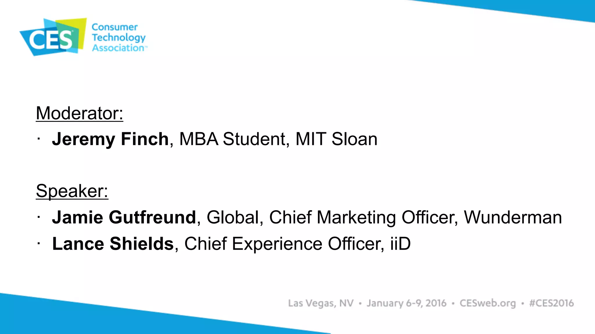 Ces 2016 Session Designing Products For Generation Z Ppt Ces 2016 Session Designing Products For Generation Z Ppt