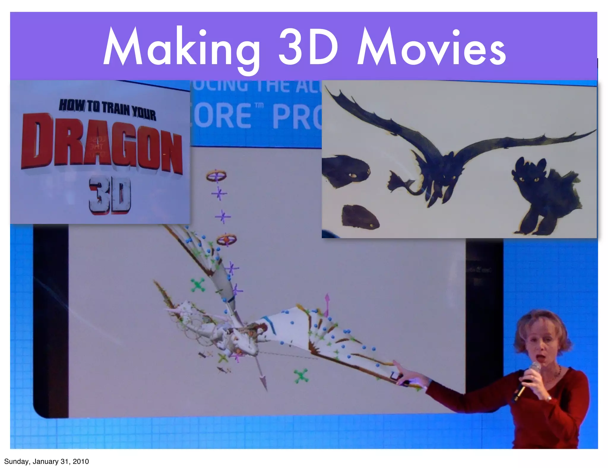 Making 3D Movies




Sunday, January 31, 2010
 