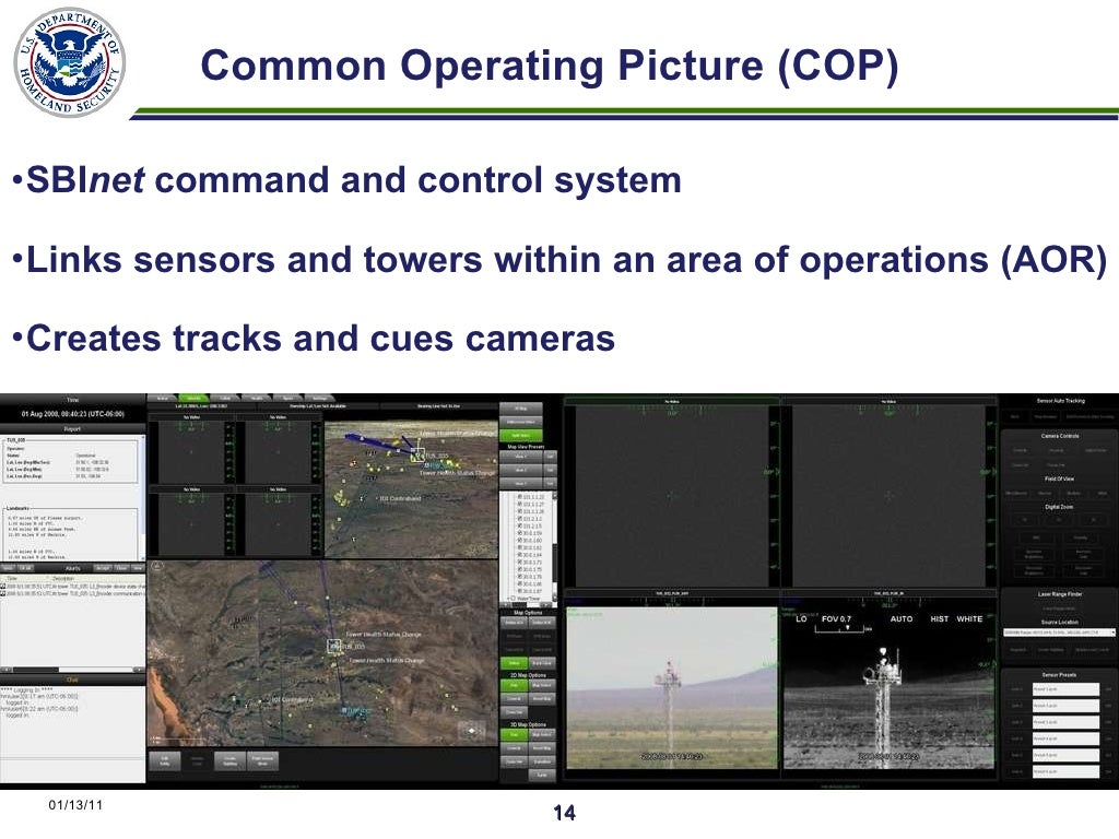 Common operating picture cop sbi