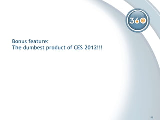 Bonus feature: The dumbest product of CES 2012!!! 