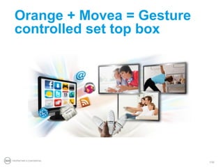 Orange + Movea = Gesture
 controlled set top box




PROPRIETARY & CONFIDENTIAL
                             110
 