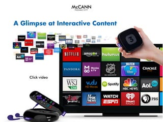 A Glimpse at Interactive Content

Click video

 