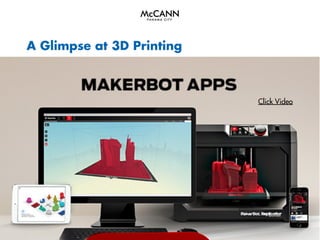 A Glimpse at 3D Printing

Click Video

 
