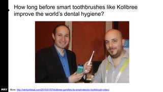 Brain scanning continues to push CES frontiers, such
as Muse’s brain trainer
More: http://www.choosemuse.com/muse-improved-ces-2015/
 