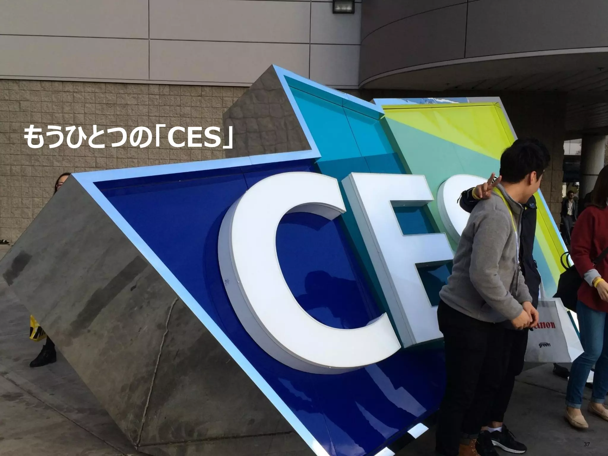 37
もうひとつの「CES」
 