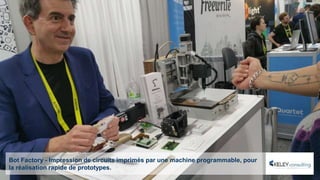 Bot Factory - Impression de circuits imprimés par une machine programmable, pour
la réalisation rapide de prototypes.
 