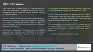 Le CES 2017 en 40 innovations | PPT