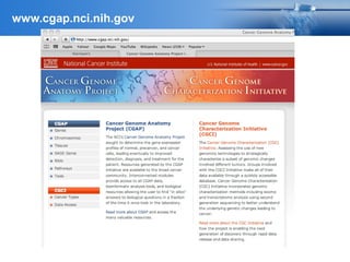 www.cgap.nci.nih.gov
 