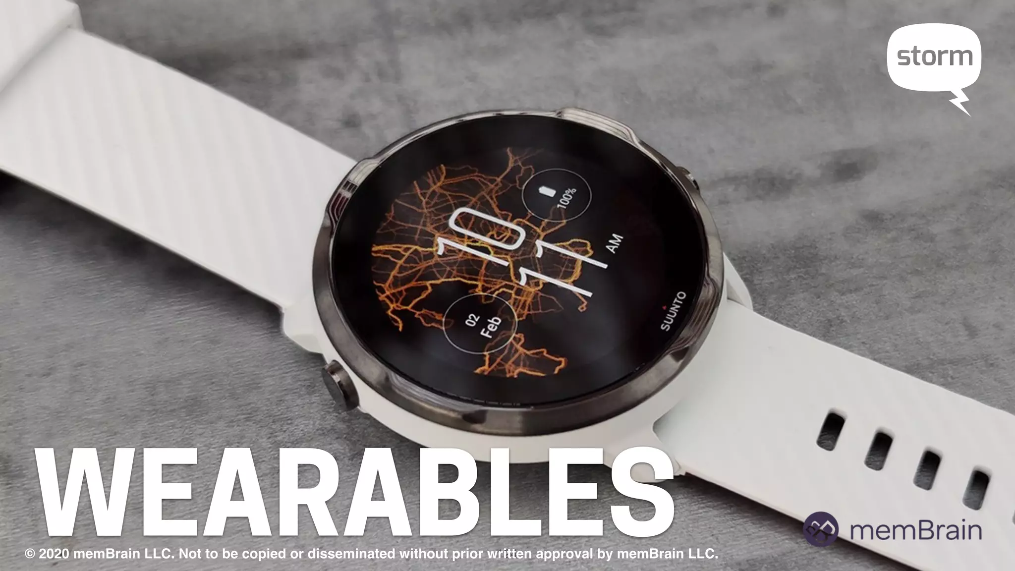 WEARABLES124© 2020 memBrain LLC. Not to be copied or disseminated without prior written approval by memBrain LLC.
 