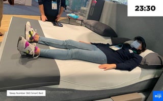 Le 04/02/2022 © Niji ⎹ 2022
© Niji ⎹ 2022
23:30
Sleep Number 360 Smart Bed
 