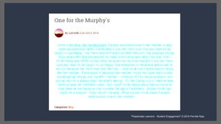 “Passionate Learners - Student Engagement” © 2016 Pernille Ripp
 