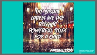 “Passionate Learners - Student
Engagement” © 2016 Pernille
Ripp
 