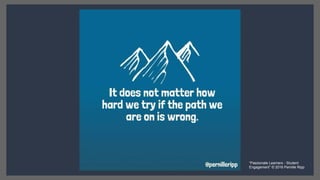 “Passionate Learners - Student
Engagement” © 2016 Pernille Ripp
 