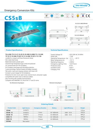 CESA TEKNOLOJİ EMERGENCY LIGHT | PDF